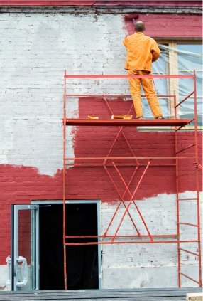 painting a brickwall white